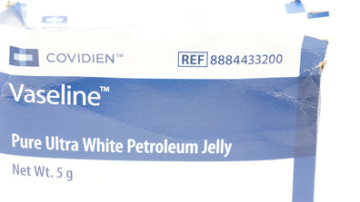 Covidien 8884433200 Vaseline Pure Ultra White Petroleum Jelly 5g - Box of 133